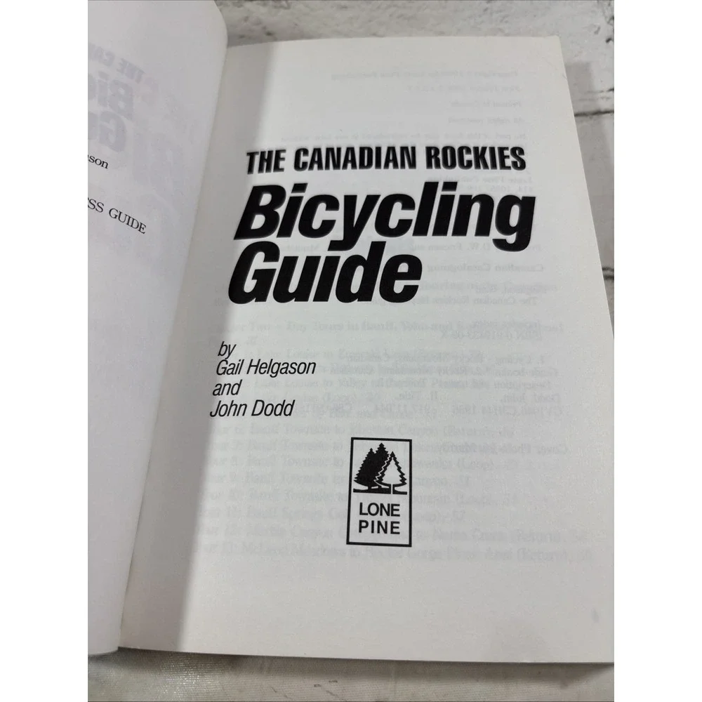 Canadian Rockies Bicycling Guide Dodd, John and Helgason, Gail